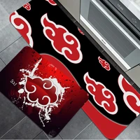 bandai naruto logo bath mat rectangle anti slip home soft badmat front door indoor outdoor mat hotel decor mat
