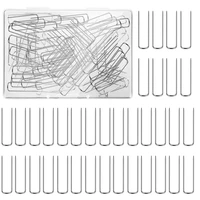 100pcs 23mm sewing u pins fork pins for fabric craft pins quilting pins double blocking pins for sewing craft jewelry making