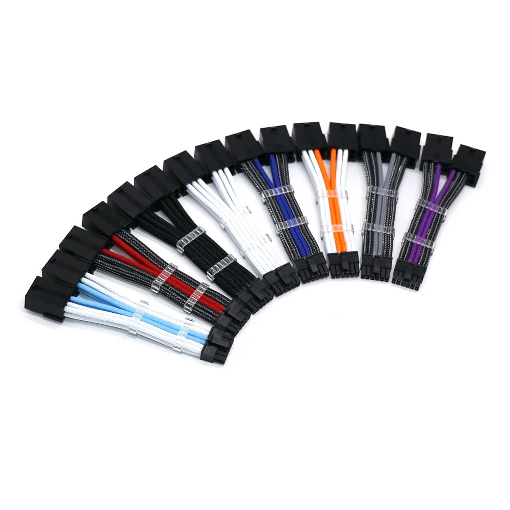 Angitu Nvidia RTX3060 3070 3080 RTX3090 индивидуальный 12-контактный силовой кабель Mini 12p до 2x8Pin GPU адаптер удлинительные кабели