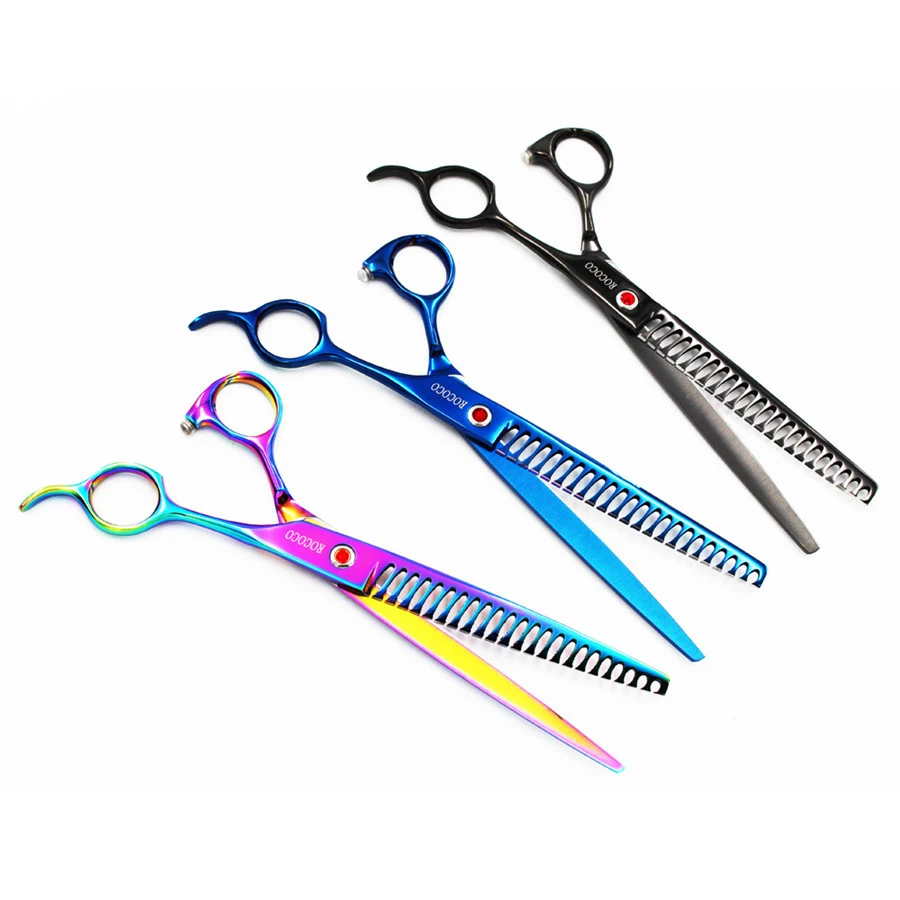 

Pet Supplies Dog Professional Canine Hairdressing Scissors Grooming Beauty Left Handed Clipper for Animals Curved Dogs Puppy Kit