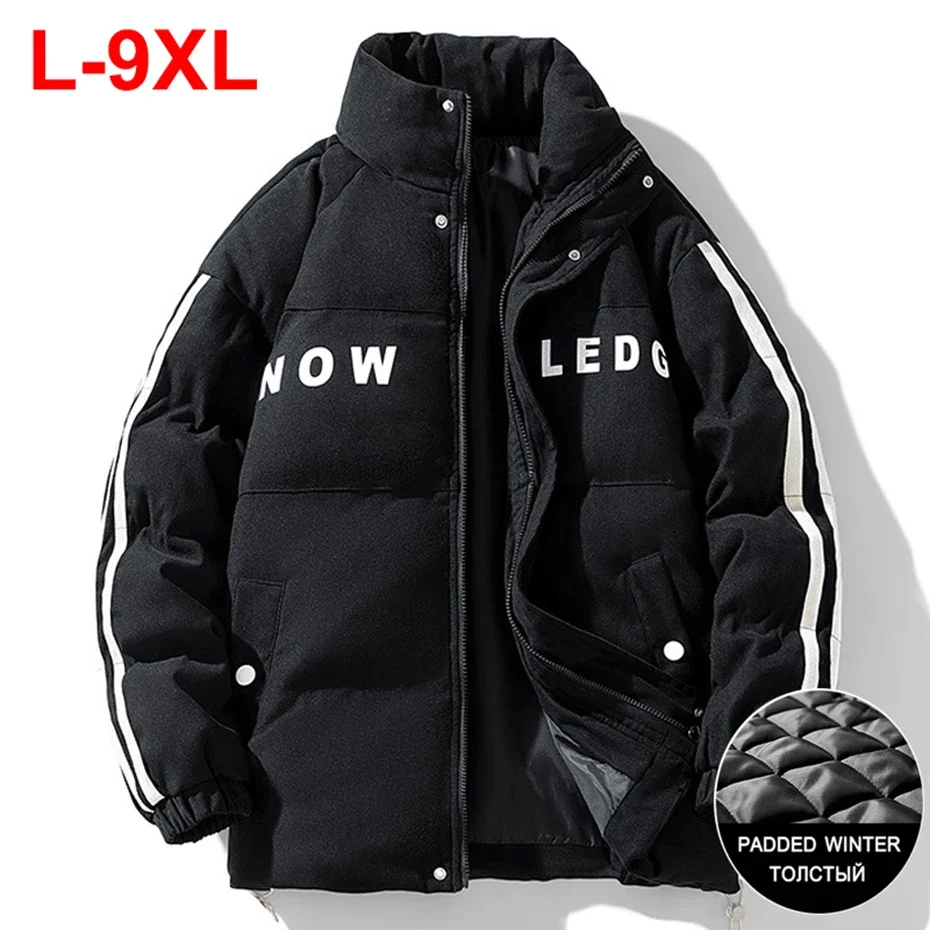 Мужские зимние куртки больших размеров 8XL 9XL парки-пуховики большой размер 7XL