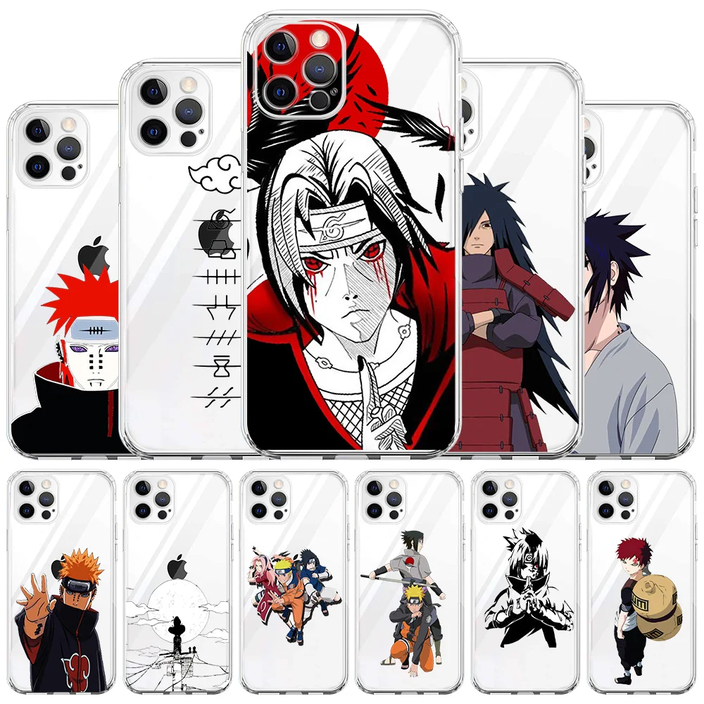 

Uchiha Itachi Naruto Clear Case For Apple iPhone 13 11 12 Pro Max 7 + XR 8 X 6 6S Plus XS 2022 Transparent Soft Phone Cover