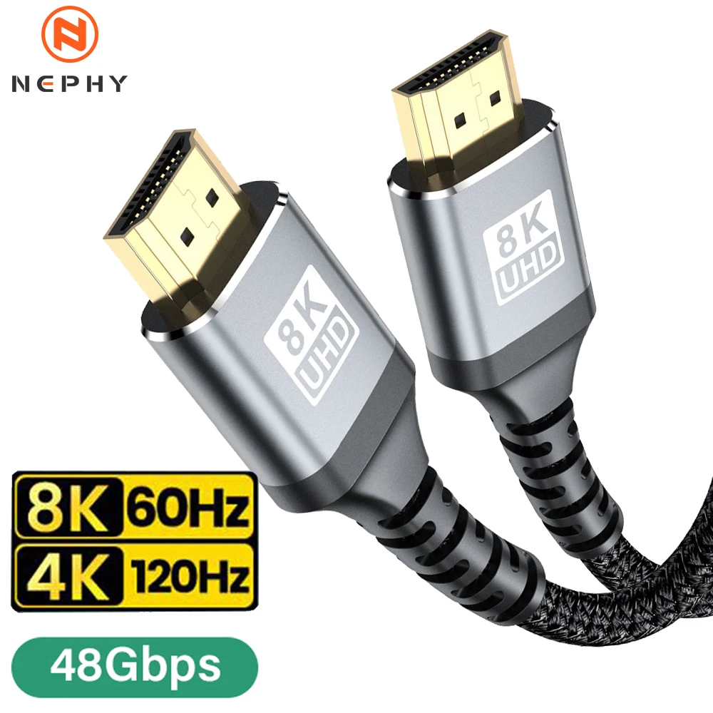 Кабель HDMI 120 8K 60 Гц 4K 2 1 для ТВ-приставки Xiaomi mi