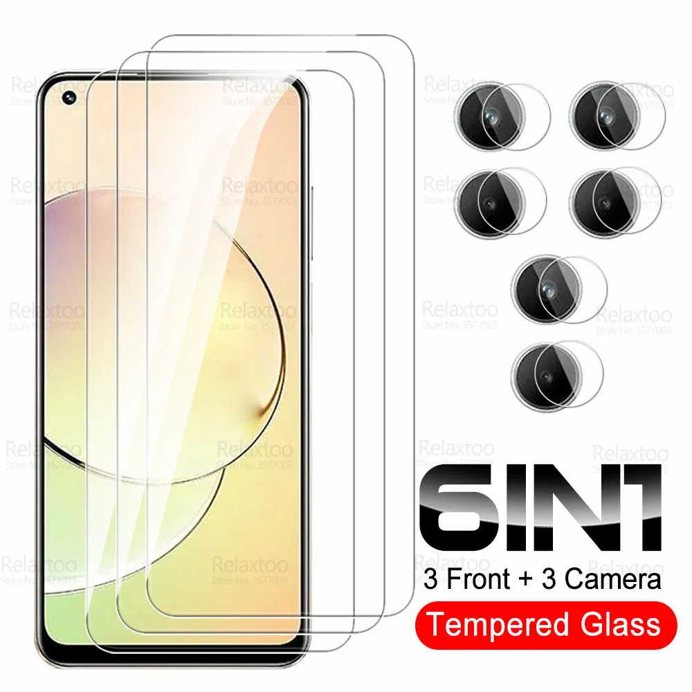 

Защитное стекло 6 в 1 для камеры Realme 10 4G, закаленное стекло для Realme10 6,4 дюйма, Защитная пленка для экрана Relme Ralme 10, защитная пленка