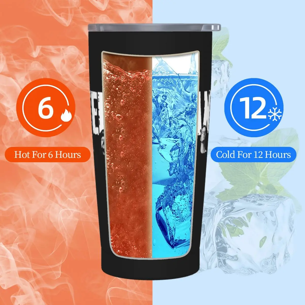 Винтажная Термокружка Pantera из тяжелого металла с логотипом соломинкой кофейные