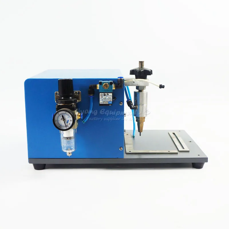 220V 200W Portable Smart Metal Nameplate Automatic Dot Pin Marking Machine 170x110mm Simple Operation Pneumatic Electric 2 in 1 enlarge