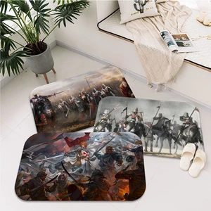 Knights Templar Floor Carpet Nordic Style Bedroom Living Room Doormat Home Balcony Anti-Slip Modern Home Decor