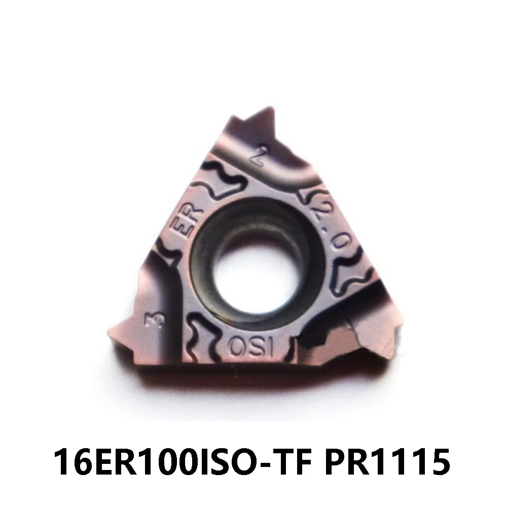 16ER100ISO-TF PR1115 оригинальные карбидные вставки 16 ER 16ER 100 ISO 100ISO TF ЧПУ токарный резец