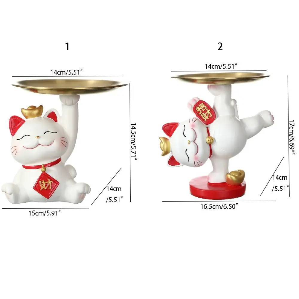 Большой вместительный держатель для кошек закусок еда ремесло из смолы