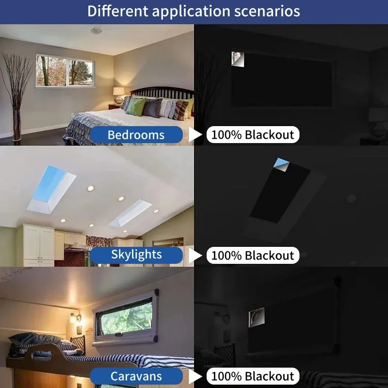 100% портативные плотные шторы пленочные тряпки дорожные временные оконные жалюзи