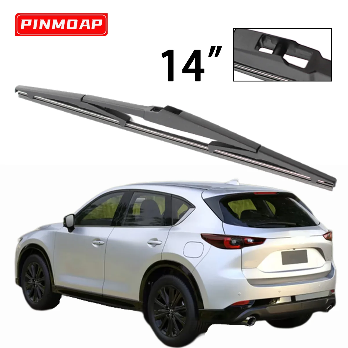 

14-дюймовый Задний Дворник Для Mazda CX5 KF 2017-2023, Резиновый Автомобильный Аксессуар Для Очистки Лобового Стекла