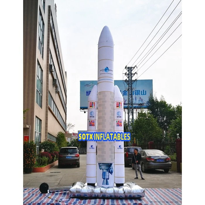 

Unique 3MH inflatable rocket spaceship/playground control inflatable spaceship balloon/free shipping inflatable decorative toy