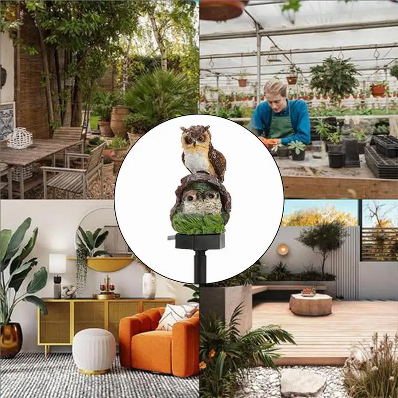 Фигурка птицы милая фигурка лампа для заднего двора газона ландшафта Декор