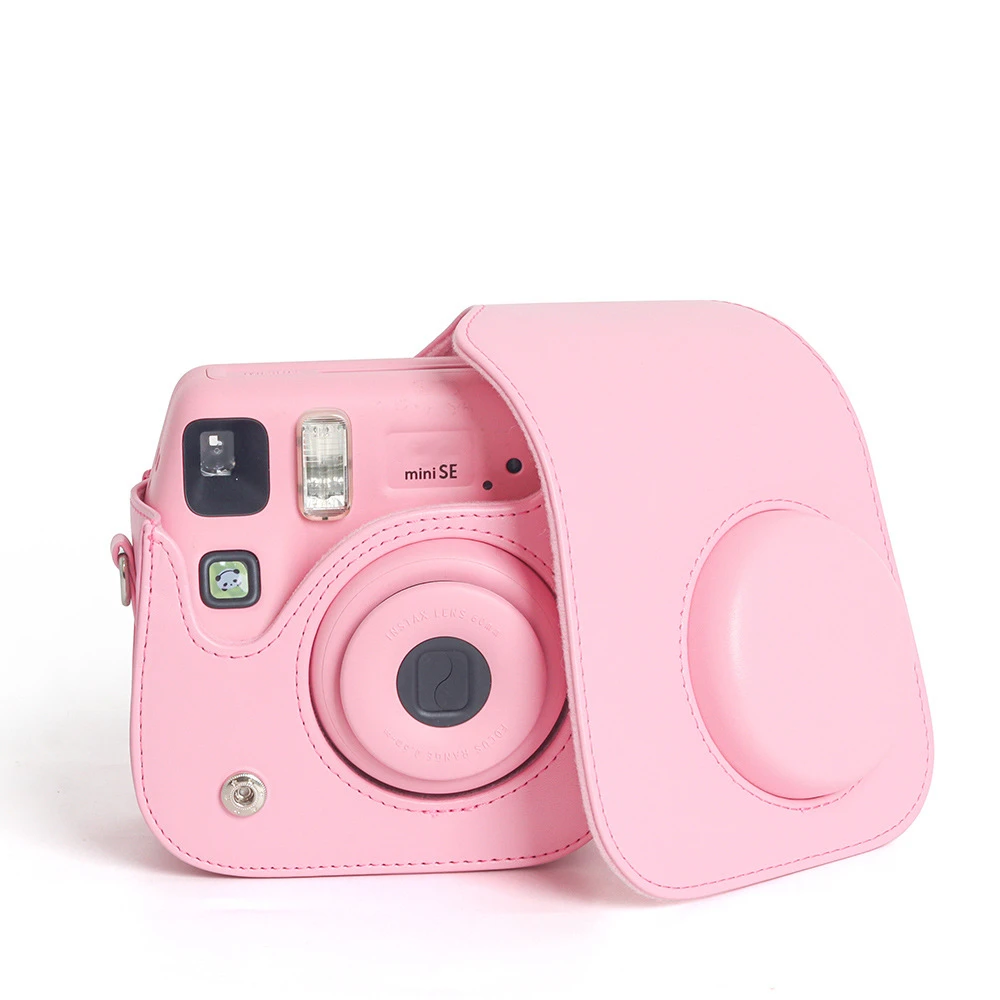 Ретро сумка для камеры Instax Mini SE с плечевым ремнем защитный чехол из искусственной