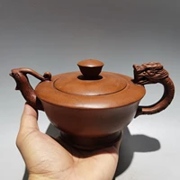 8 chinese yixing zisha pottery dragon and phoenix pot teapot purple clay pot kettle red mud ornaments gather fortune town house