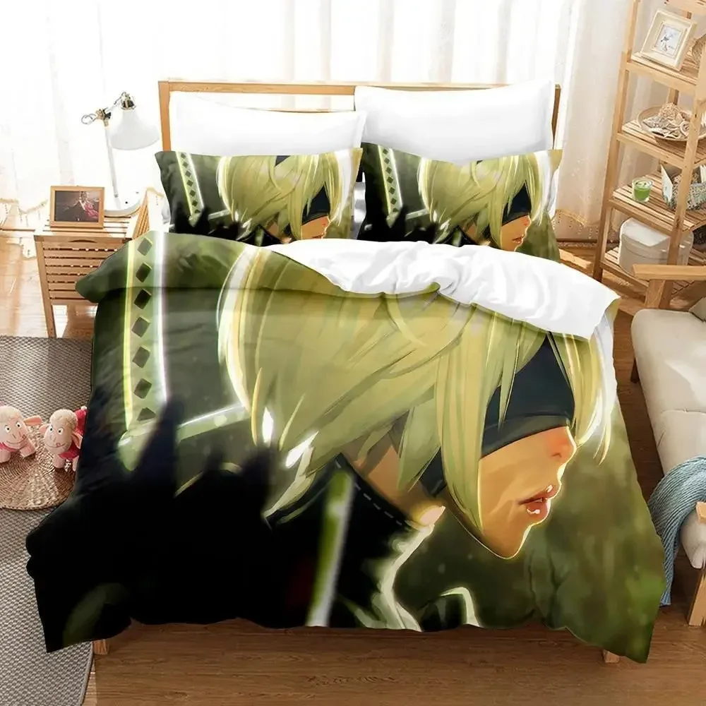 NieR Automata Bedding Set Single Twin Full Queen King Size Bed Adult Kid Bedroom Duvet cover Sets 3D Anime Sheet