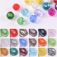 round 32 ball ab plated pure colors 3mm 4mm 6mm 8mm faceted crystal glass loose spacer beads lot for jewelry making diy crafts
