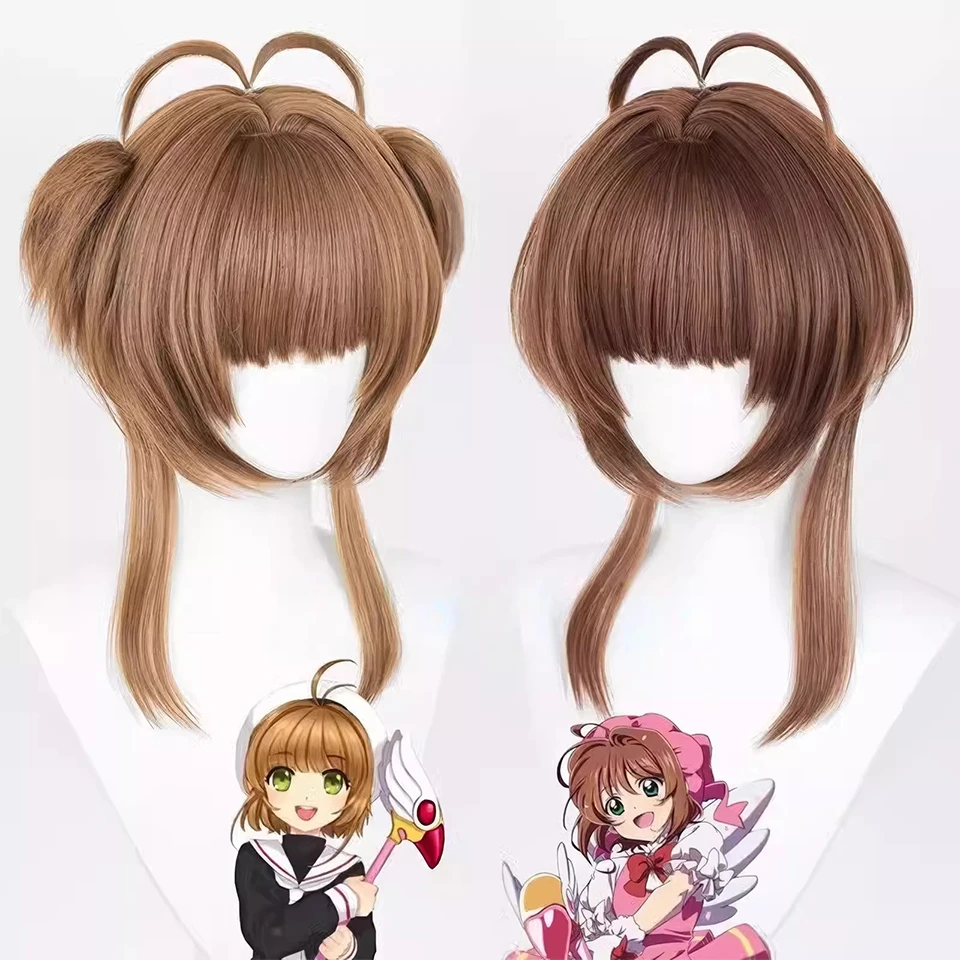 Деревянный парик Honma Sakura для девочек от Moka Girls, подходит для косплея, ролевых игр, Хэллоуина и рождественского образа. (art.: 3920dcd3683ba) - 3920dcd3683ba