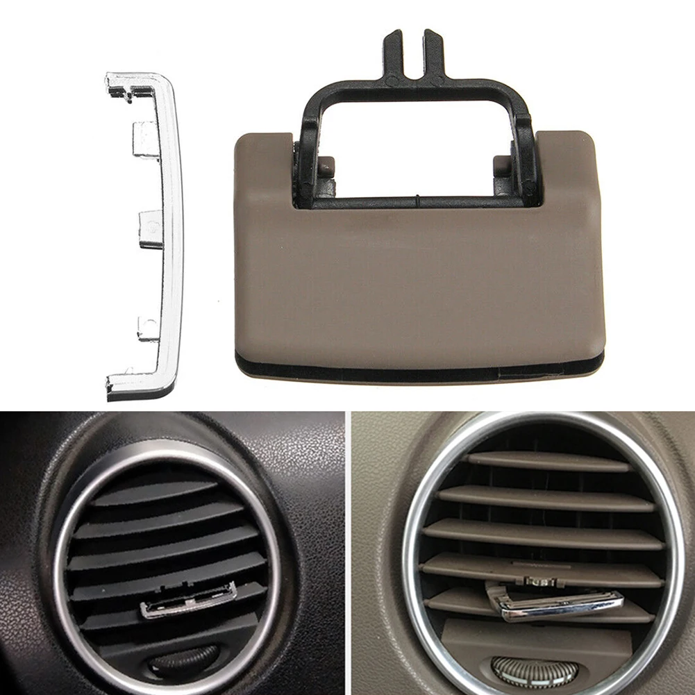 

Car Interior Center Contral A/C Air Vent Paddle Clip Brown For Mercedes W164 X164 ML GL ML63 Air Outlet Paddle Accessories