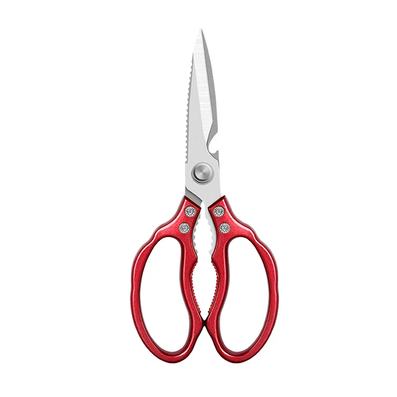 Kitchen Gadgets Scissors Cutter Essentials Stainless Steel Multifun Ctional German Knife For Fish Chicken Bone Pink Plier