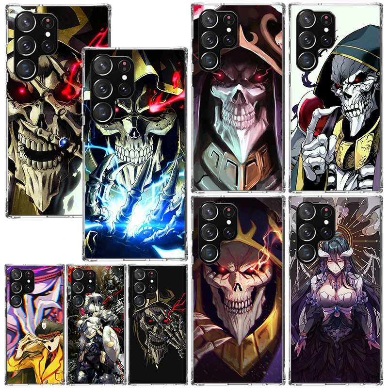 Фото Чехол для телефона с изображением персонажа из аниме Overlord для Samsung Galaxy S26 S25 Edge S24 FE S23 S22 Ultra S21 Plus S20 + Art Fundas, задняя крышка для Galaxy S25 S №1