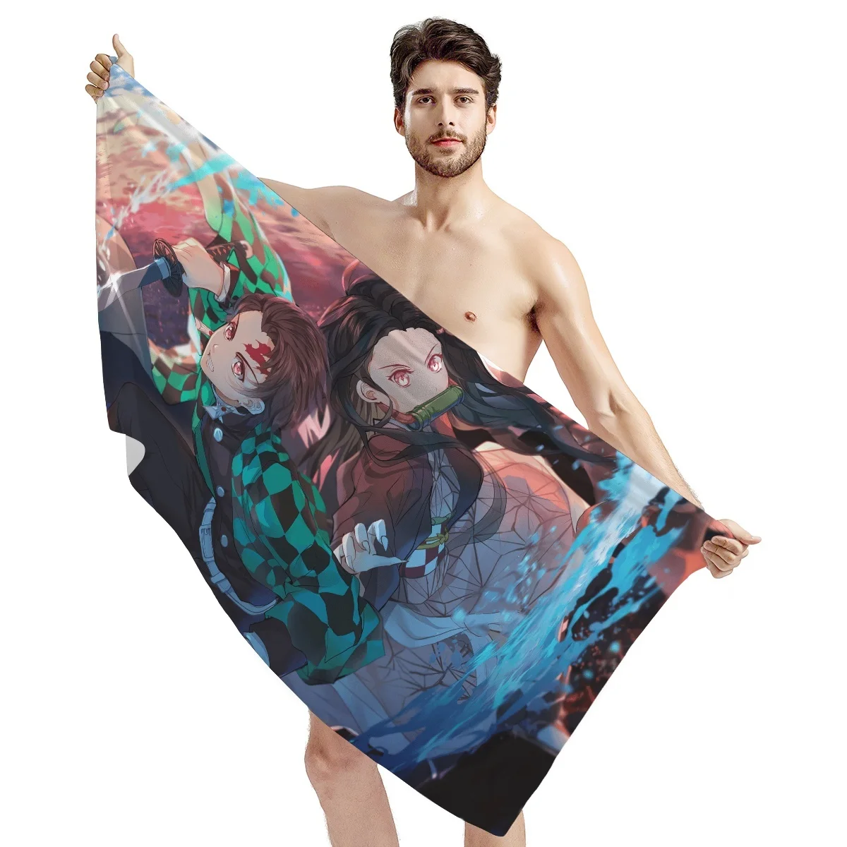 Cartoon Microfiber Soft Shower Bathroom Towel Soft Home Face/hair Washclo