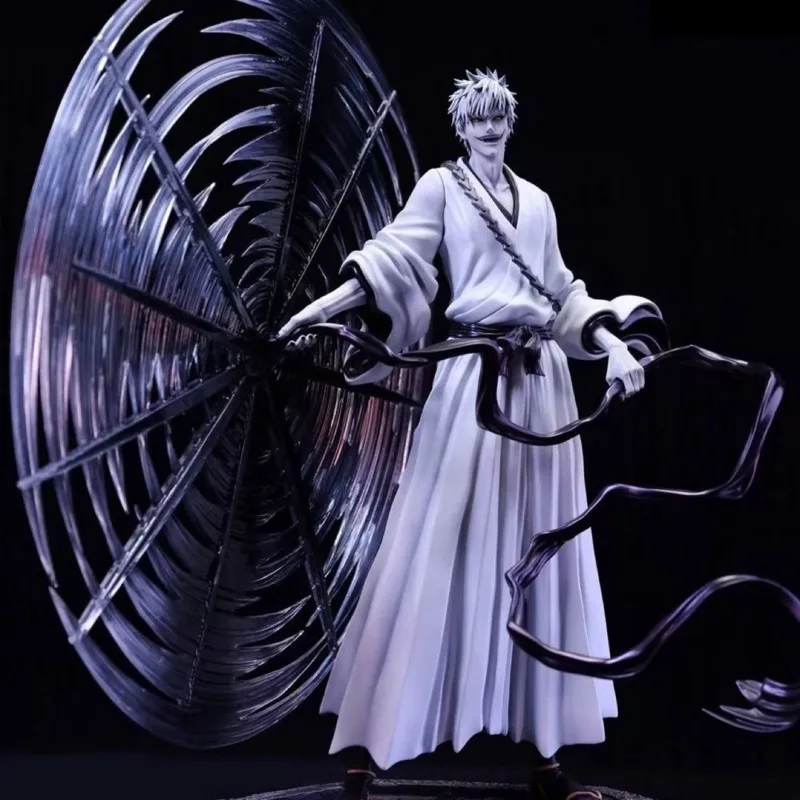 

38cm Anime BLEACH Series Character PVC Figure White Kurosaki Ichigo Action Figurine Model Collection Display Doll For Boy Gift