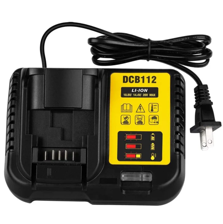 

Replacement DCB112 Fast Charger for Dewalt 12V/20V Power Tool Lithium Batteries