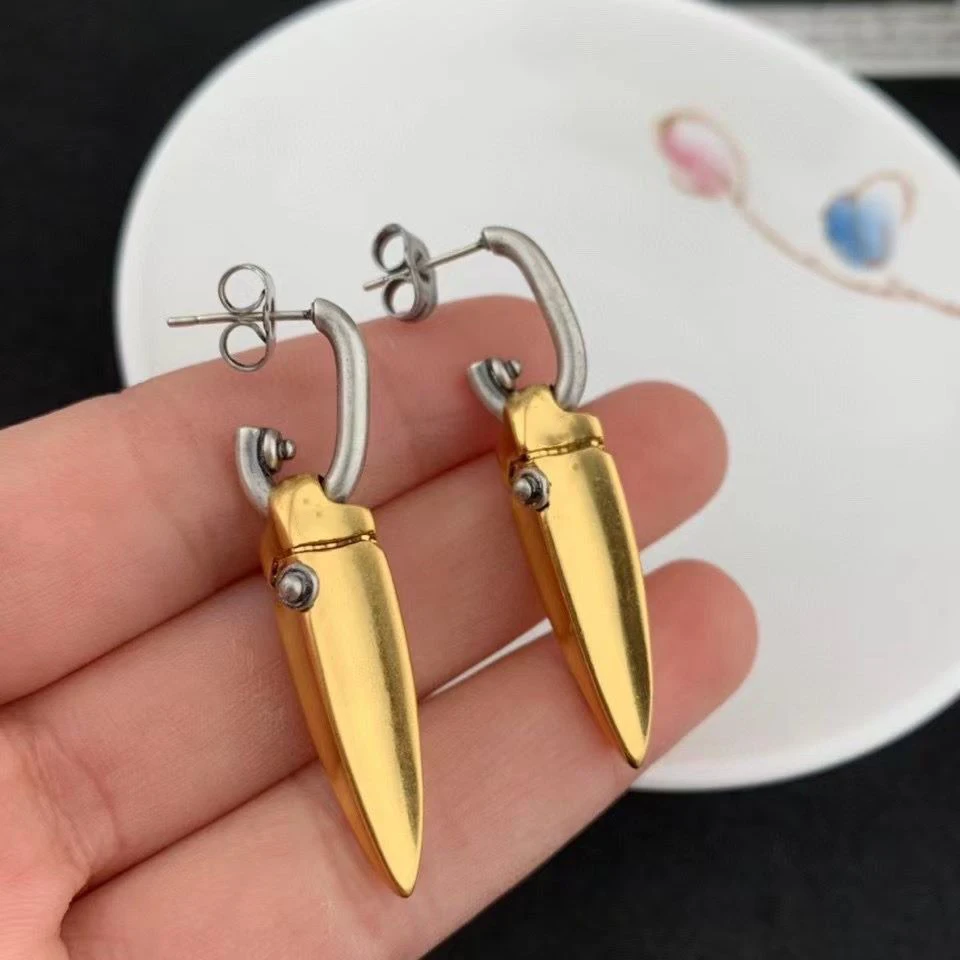 

Vintage Temperament Bullet head pendant Earrings for women's Girl party gift Upscale Accessories Jewelry wholesale
