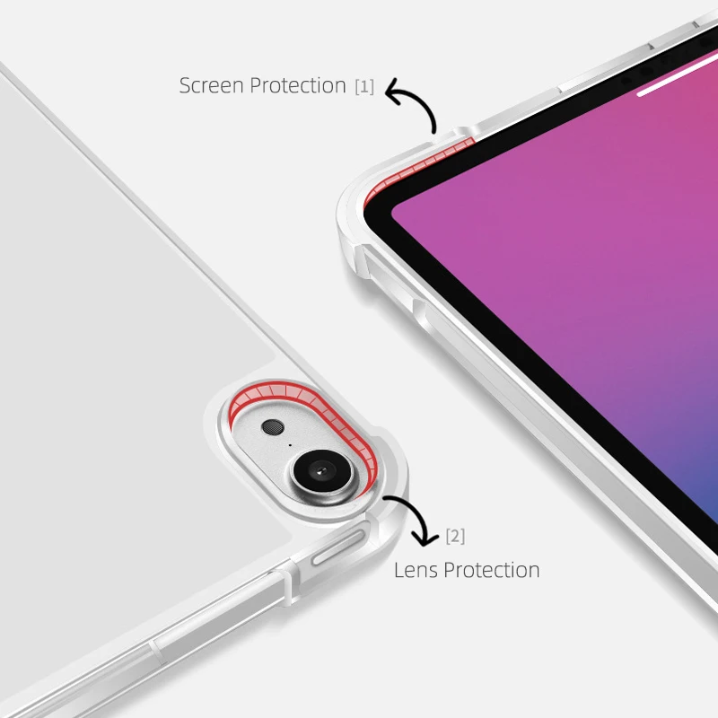 Чехол GOOYIYO для iPad 9 10 2 2021 Pro 11 2020 кожаный чехол держатель планшета TPU оболочка слот