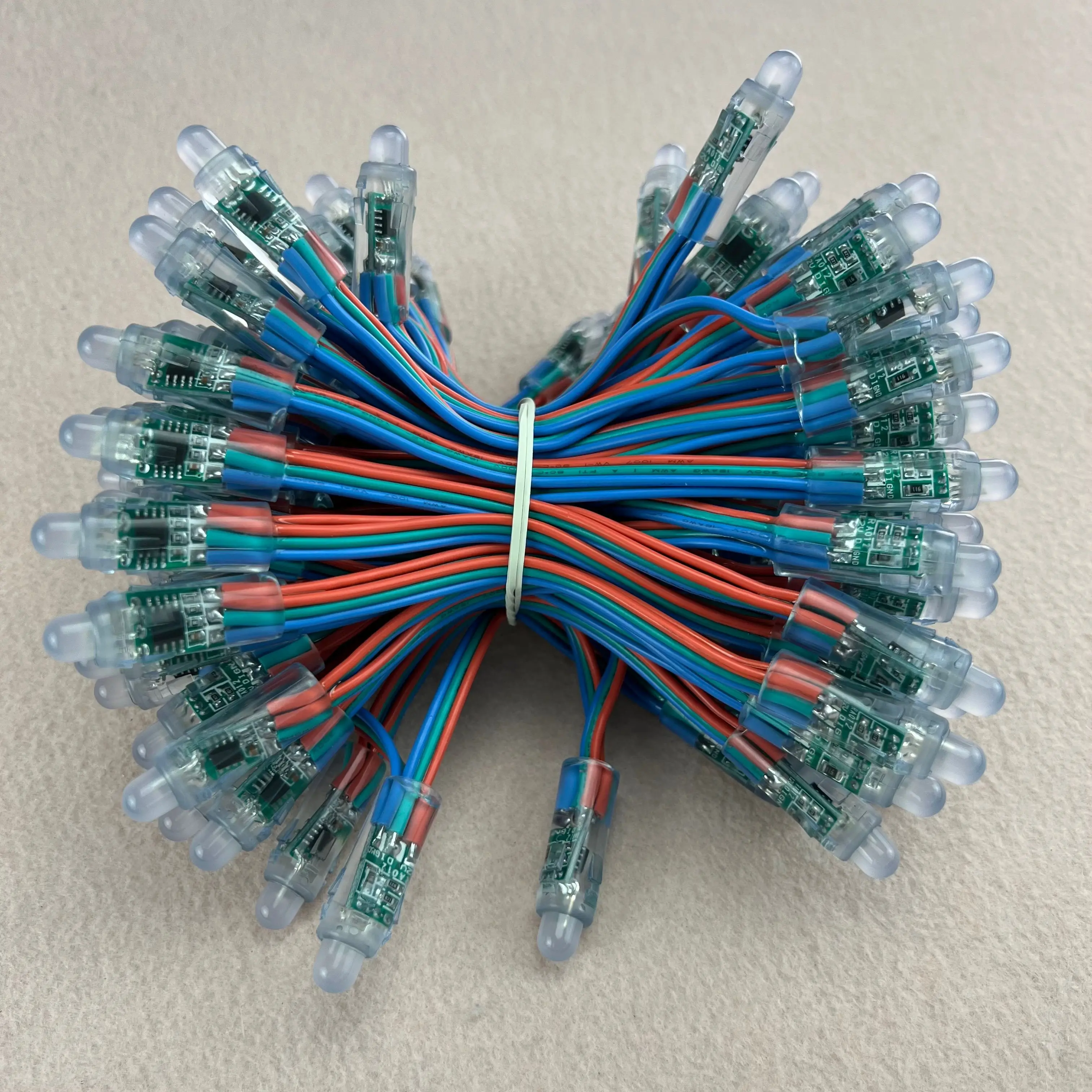 Светодиодная лента 1000 шт. 100ct DC 12 В WS2811 18awg с ray wu/paul zhang/xconnect co