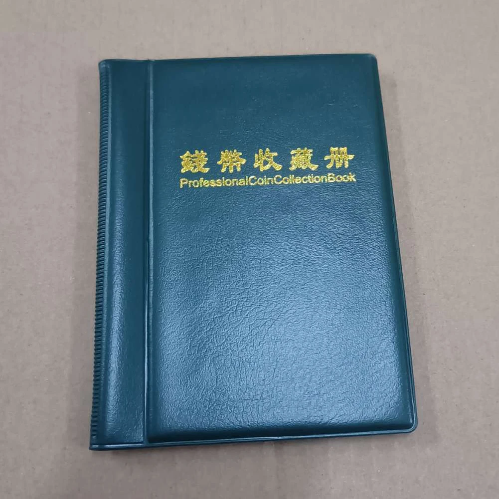 10-страничная 60-кишеньковая книга для сбора монет мини-держатель папок с валютой