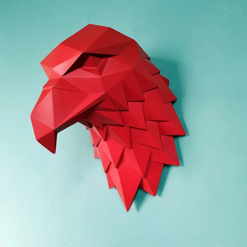 Аксессуары для домашнего декора 3D абстрактная скульптура животного настенная