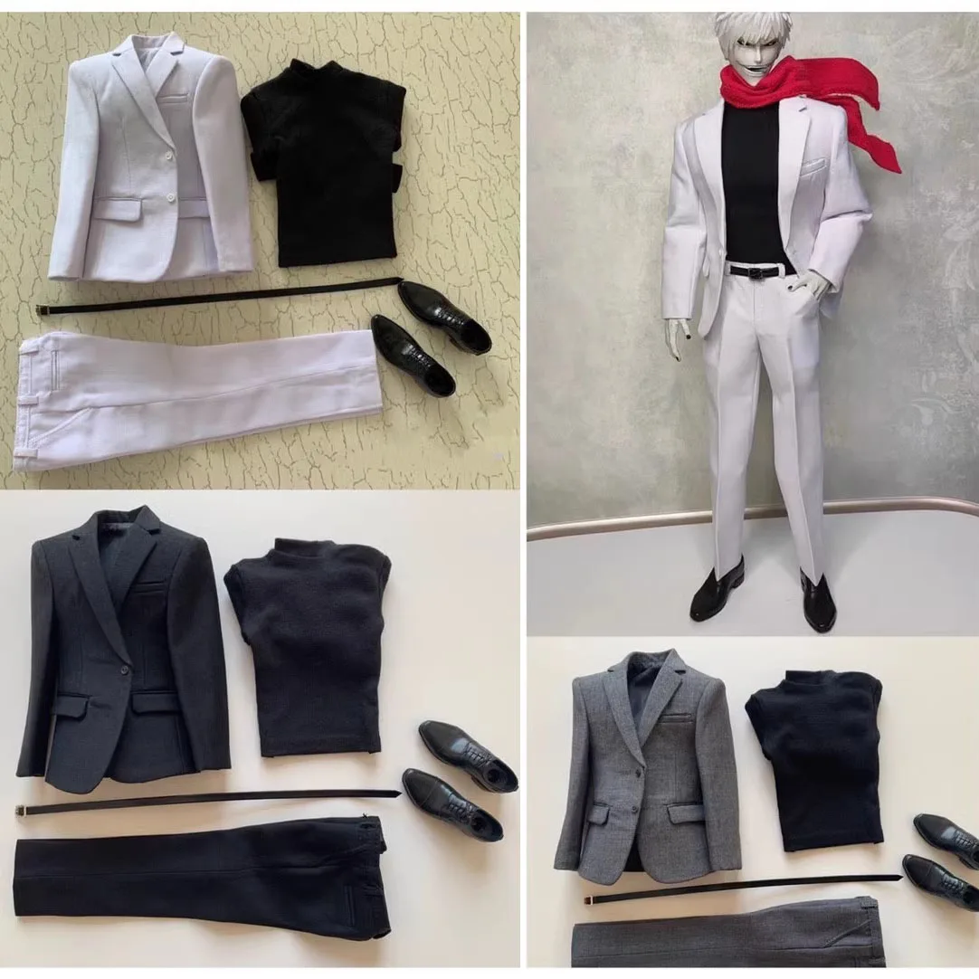 Игрушечный центр масштаба 1/6 мужской повседневный костюм свитер комплект одежды