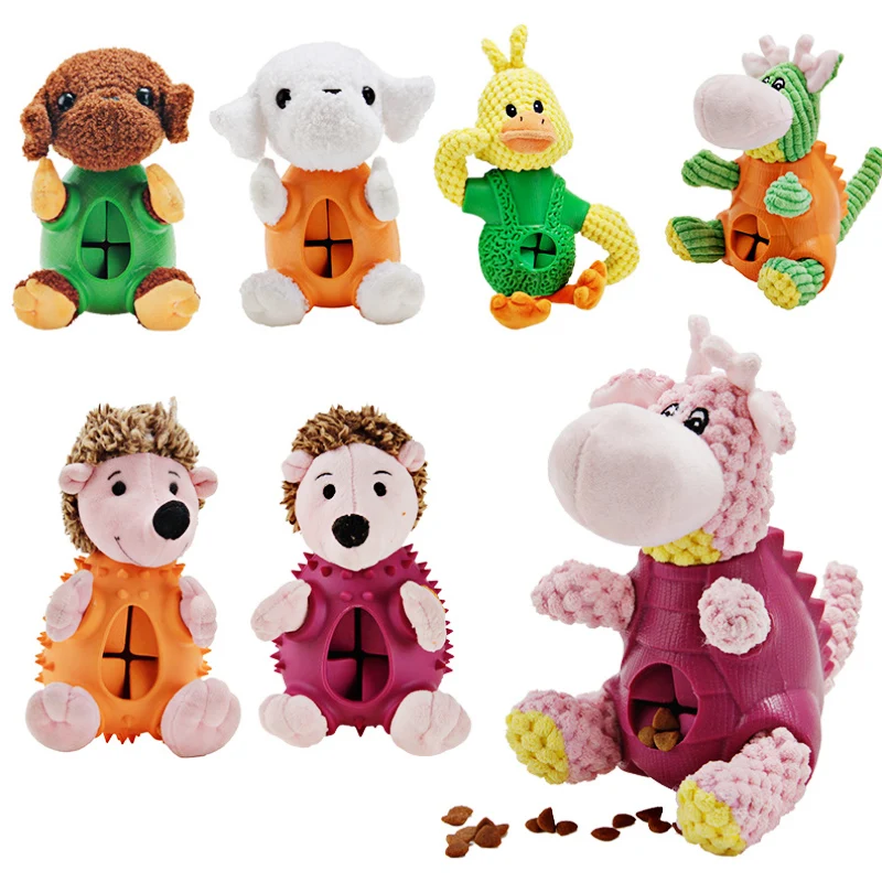

Dog Feeders Product Dog Toys Accessories for Dogs Chewing Toy for Pet Product Interactive dinosaur Feeding Food Toy for Doggy