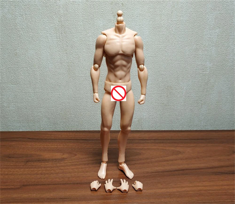 

Big Sales 1/12 Muscle Durable Male Body Action Figure About 15CM With Hand Foot Accessories For 6inch SHF MEZCO Action Figure