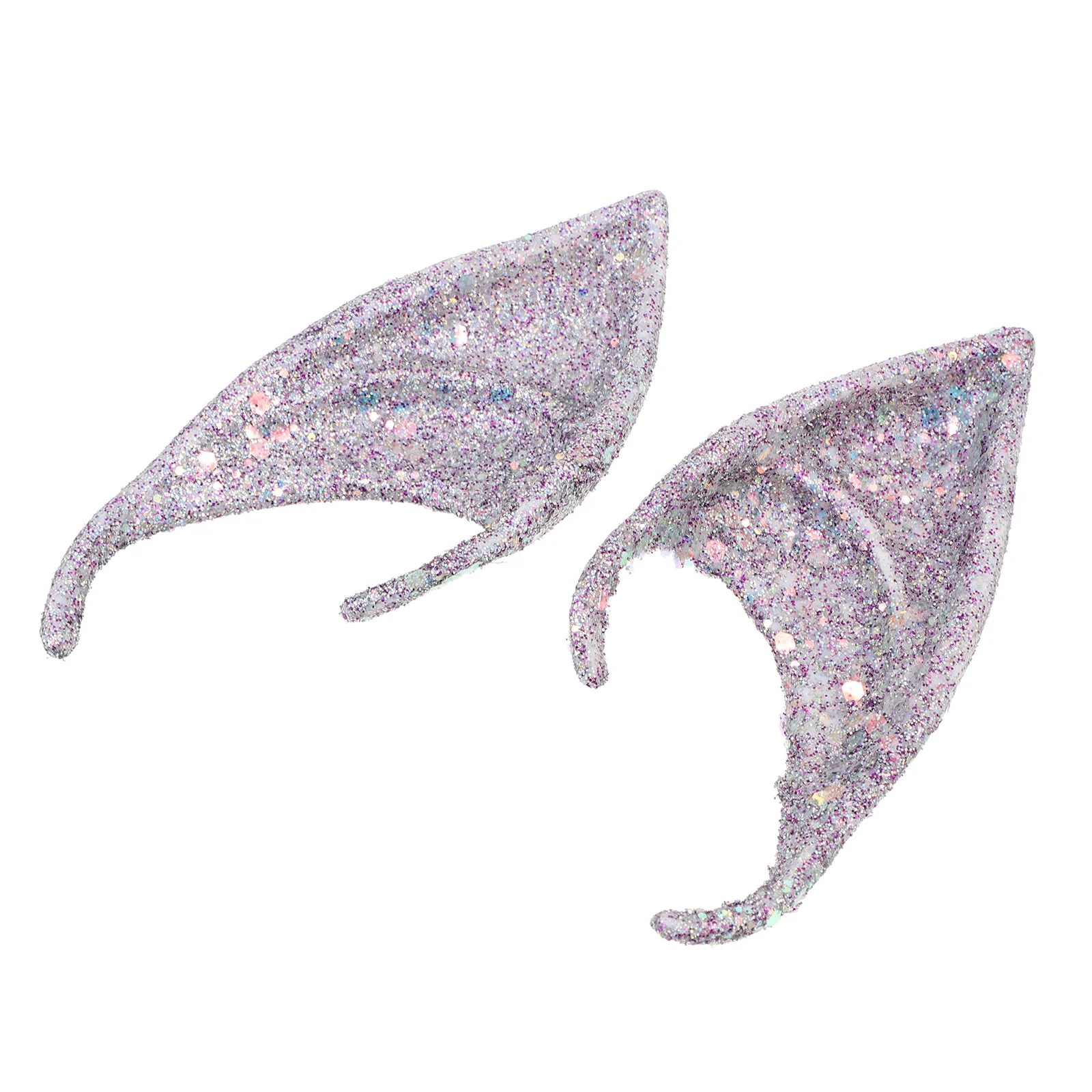 

1 Pair Fairy Pixie Ears Glitter Pointed Tips Anime Party Costume Dress Masquerade Accessories for Christmas Party