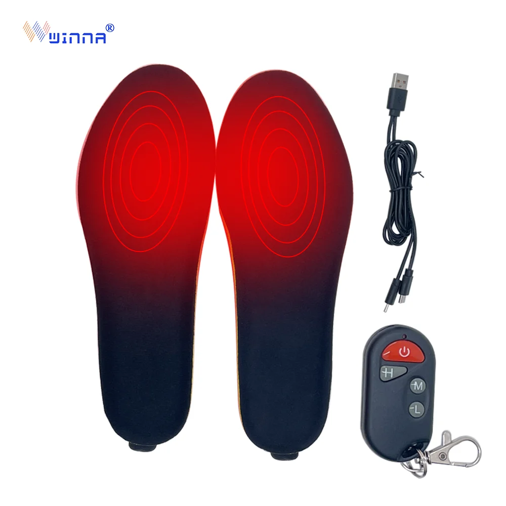 Insole Heated Insole Safety Carbon Fiber Heating Winter Outdoor Sports Warmth Foot warmer Christmas present