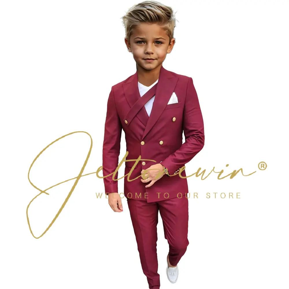 Костюм для мальчиков куртка брючный костюм детский свадебный смокинг формальный