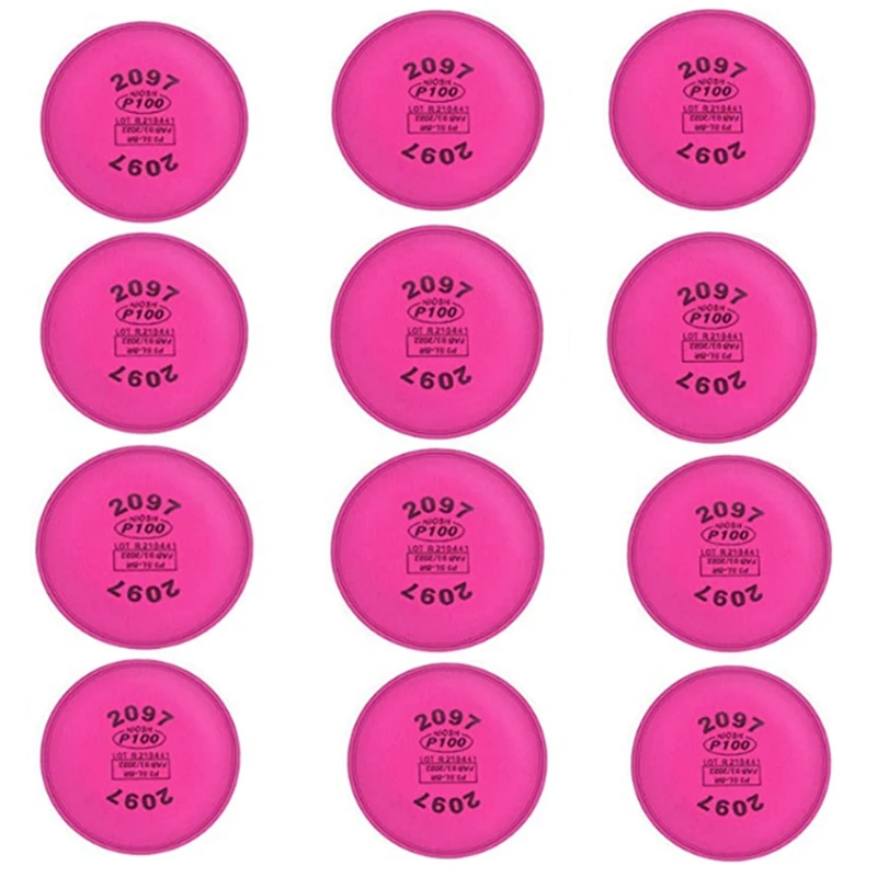 

Фиксатор фильтра P100 12 шт., сменная деталь для 6000 защиты от пыли, сварки, деревообработки