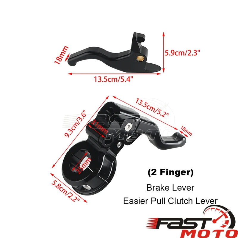 Мотоциклетный короткий рычаг сцепления Easy Pull для Harley Softail Low Rider ST FXLRST FXLR FXLRS FLSTN/I FLDE