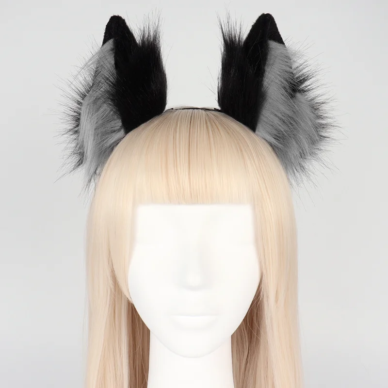 

Anime Wolf Ears Headband Sexy Fox Ears Headdress Cosplay Accessories JK Girl Halloween Party Comiccon Cosplay Props Headwear