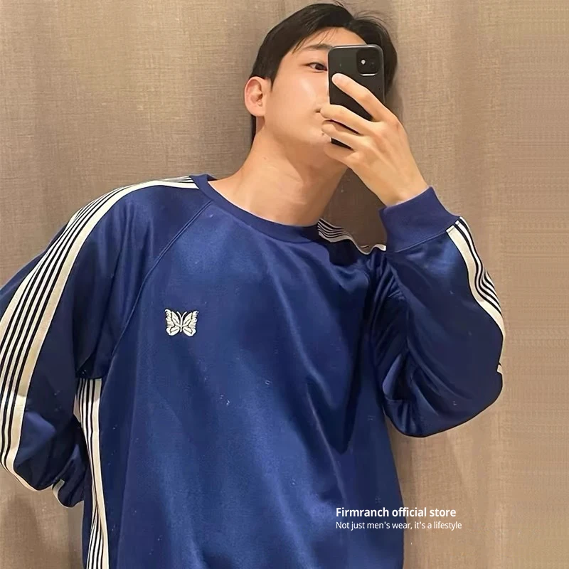 Firmranch новая японская модная свободная толстовка с вышивкой бабочки для мужчин и