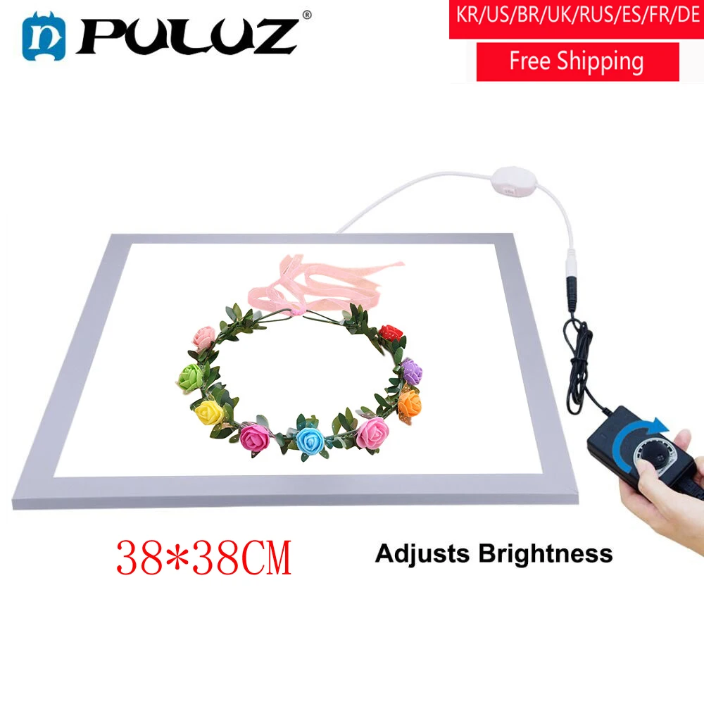 

Светодиодная осветительная панель PULUZ, лм, 15/15 дюймов, 38x38 см
