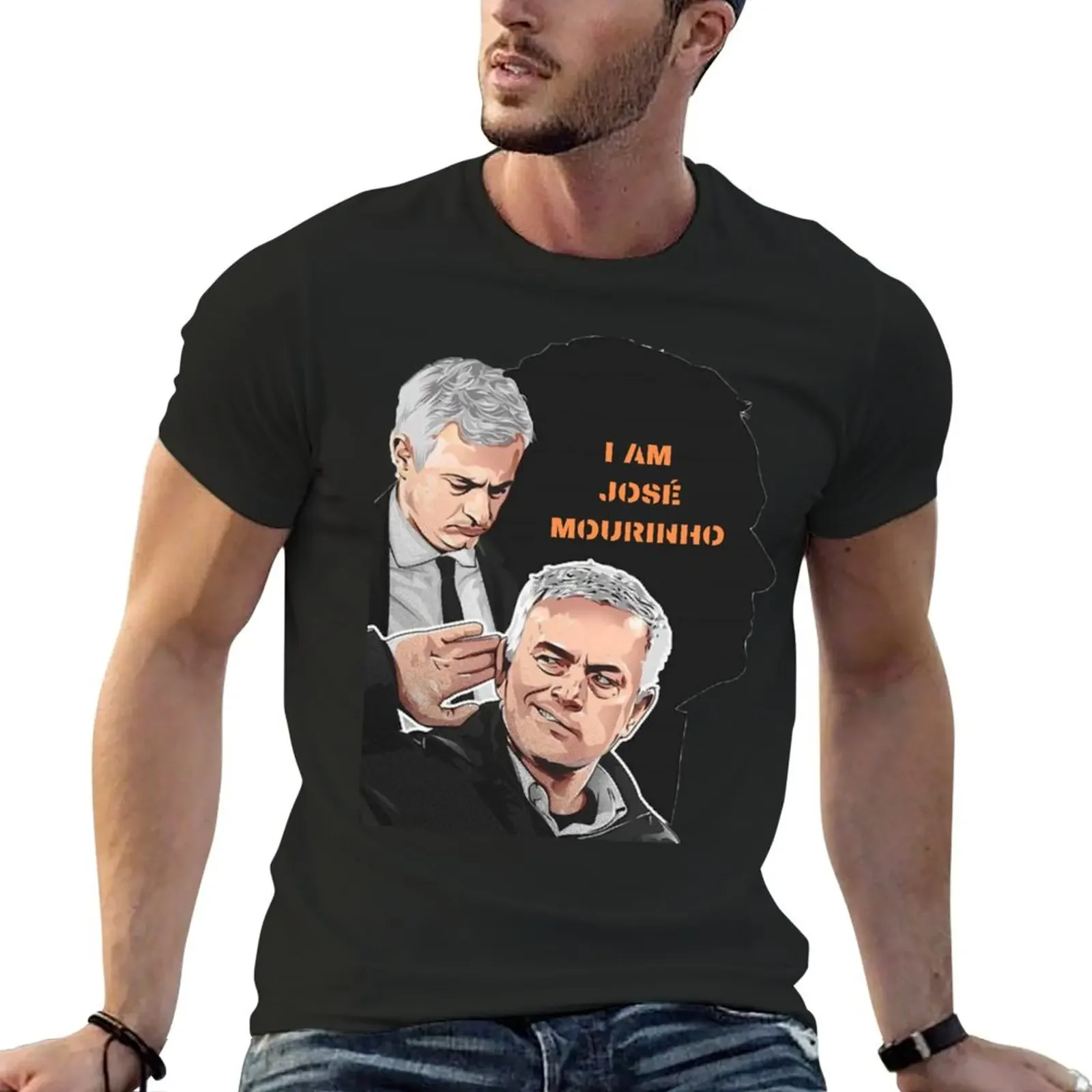 Футболка I AM JOSE MOURINHO футболки с рисунком белые для мальчиков мужские