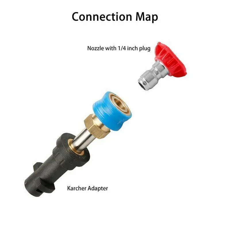 Удлинитель для водяного пистолета 1/4 дюйма моек высокого давления