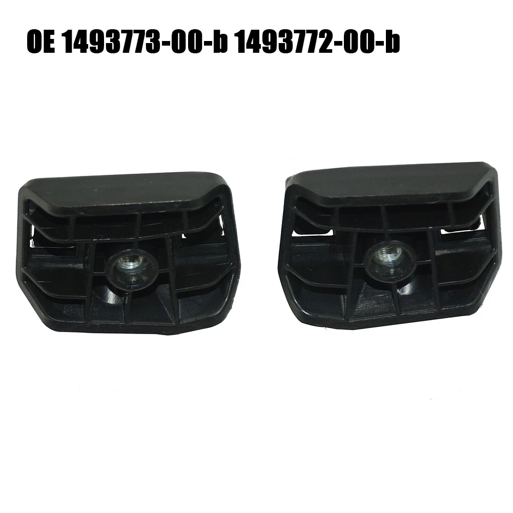 

1 пара, кронштейн для переднего бампера автомобиля Tesla Model Y 1493773-00-B 1493772-00-B, пластиковые черные автомобильные фиксаторы