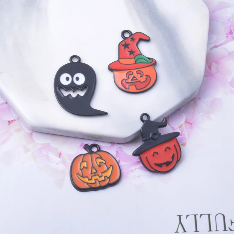 

10 шт./партия, подвески в виде тыквы