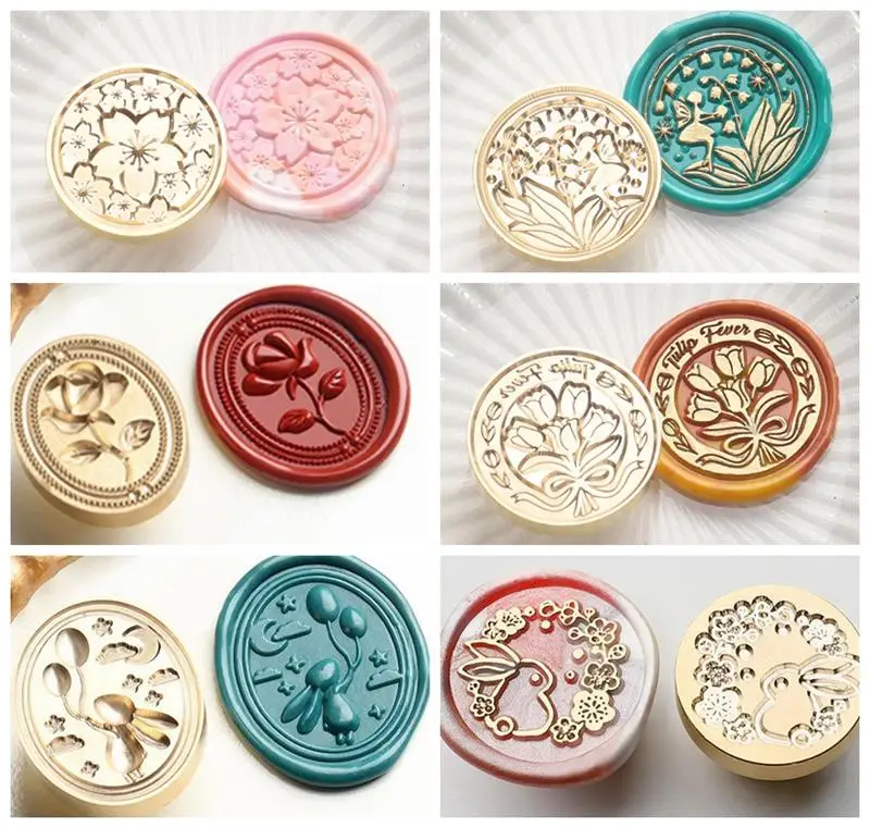 Seal Wax Stamps Head Zinc Alloy New Pattern For DIY Sealling Wax Stamp Scrapbooking Envelope Invitation Gifts Crafts Decoration