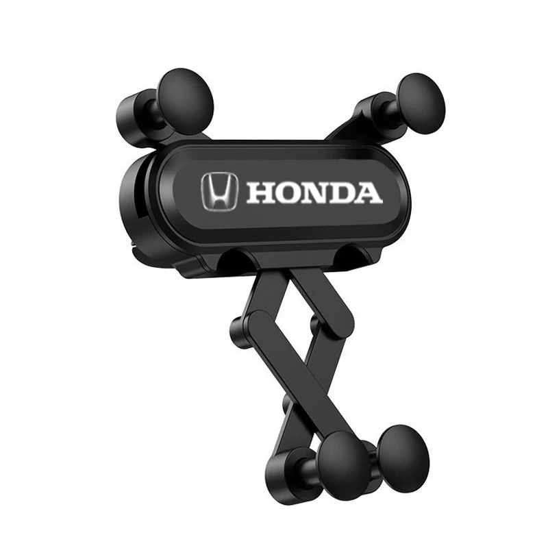 

ABS Gravity Sensing Car Logo Phone Holder Car Air Vent Mount Stand For Honda logo CRV Pilot Accord Civic Fit Jazz HRV Accessorie